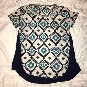 Tribal print blouse